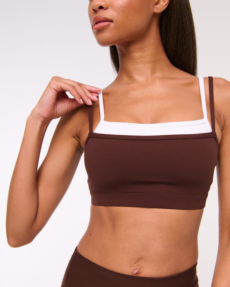 YPB studioFLEX Double-Layered Sports Bra | Abercrombie & Fitch (US)