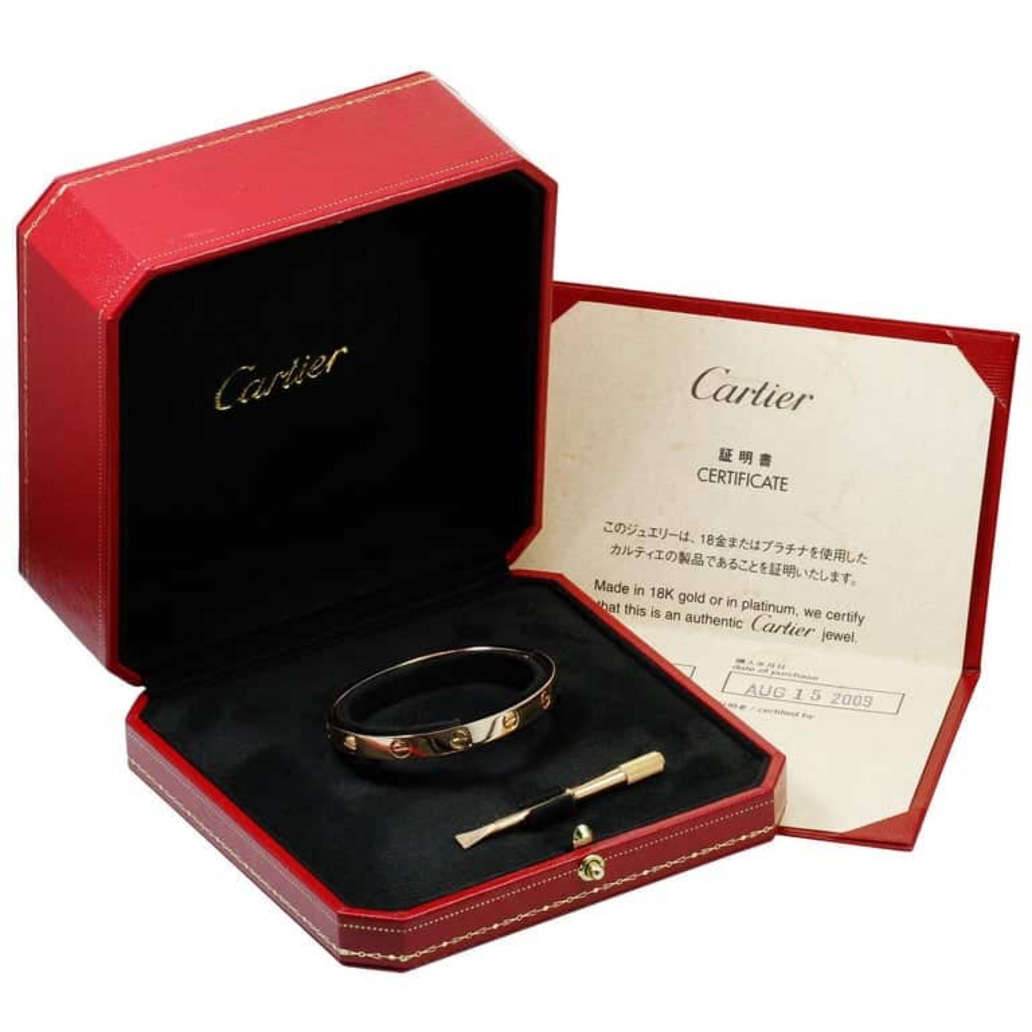 Aaa cartier hot sale love bracelet