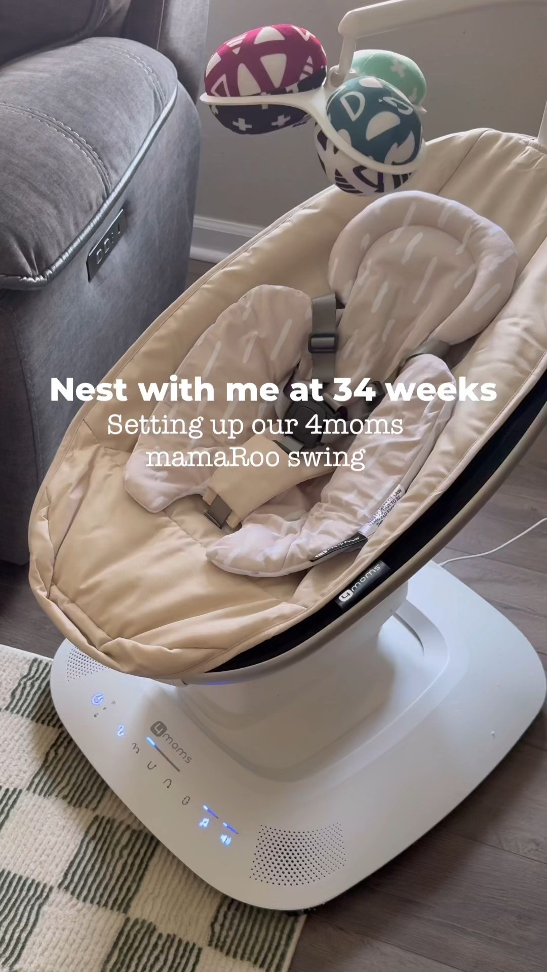 Nest with me at 34 weeks pregnant, setting up my baby swing 

#LTKKids #LTKBaby #LTKBump