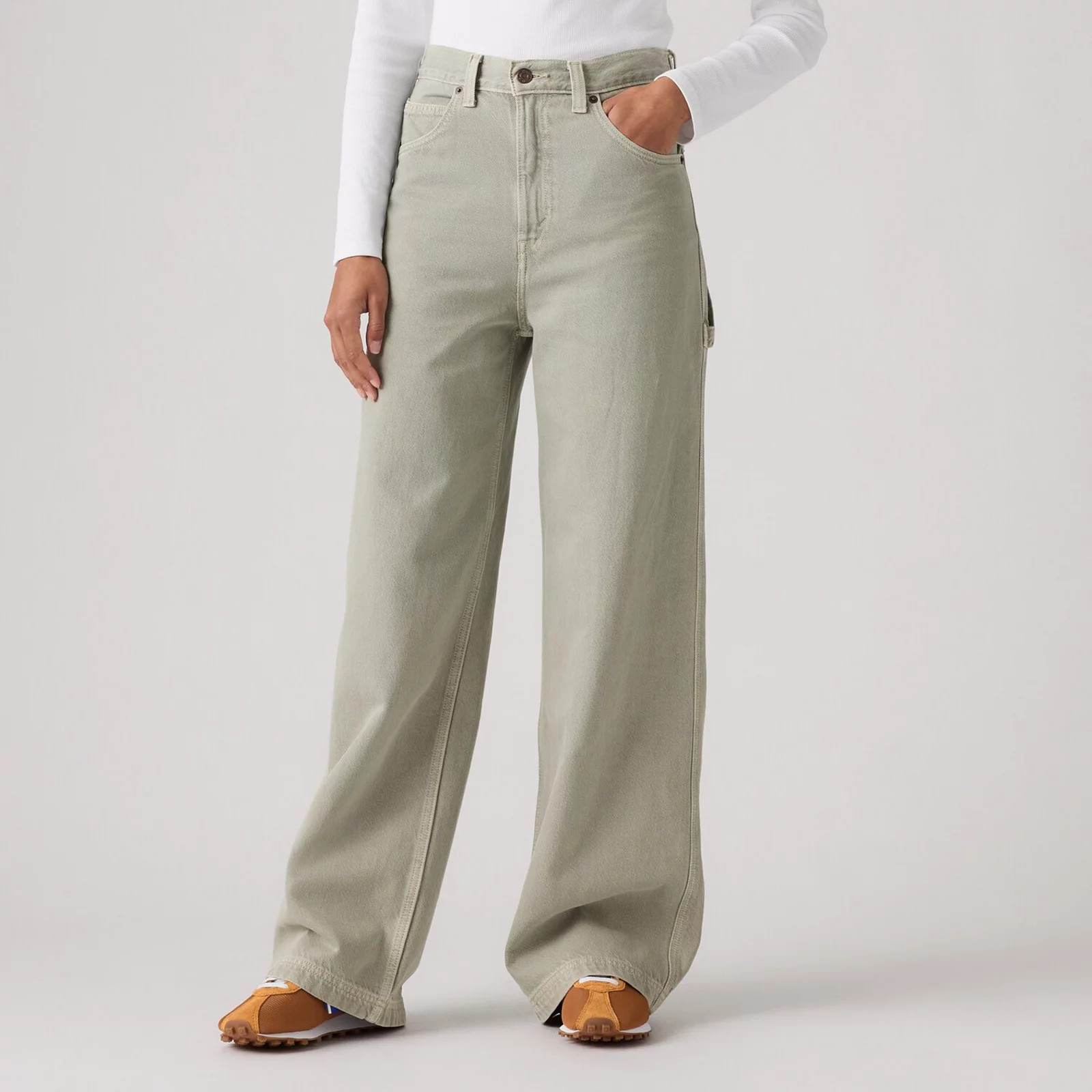 Women's Levi's® Cinch Baggy Carpenter Jeans, Size: 28(US 6)Medium, Washed Shadow | Kohl's