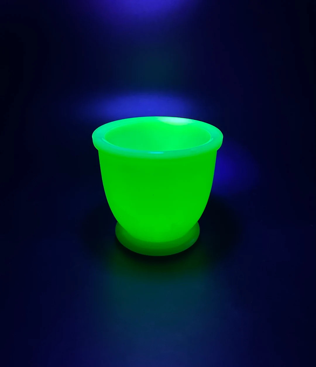 Vintage Jadeite Green Custard Cup Egg Cup Jeanette Glass Glows Uranium - Etsy | Etsy (US)