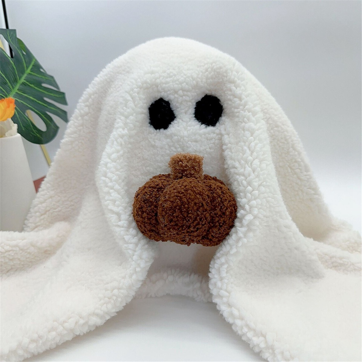 Ghost with Pumpkin Pillow, Halloween Ghost with Pumpkin Pillow | Walmart (US)