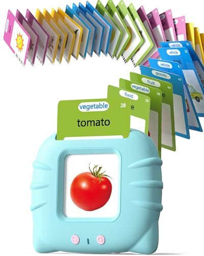 Airbition Talking Flash Cards for Toddlers 1 2 3 4 Year Olds, Montessori Language Learning with 224 Words, Pocket Speech Therapy Tools, and Speech Development Educational Playthings for Children | Amazon (US)