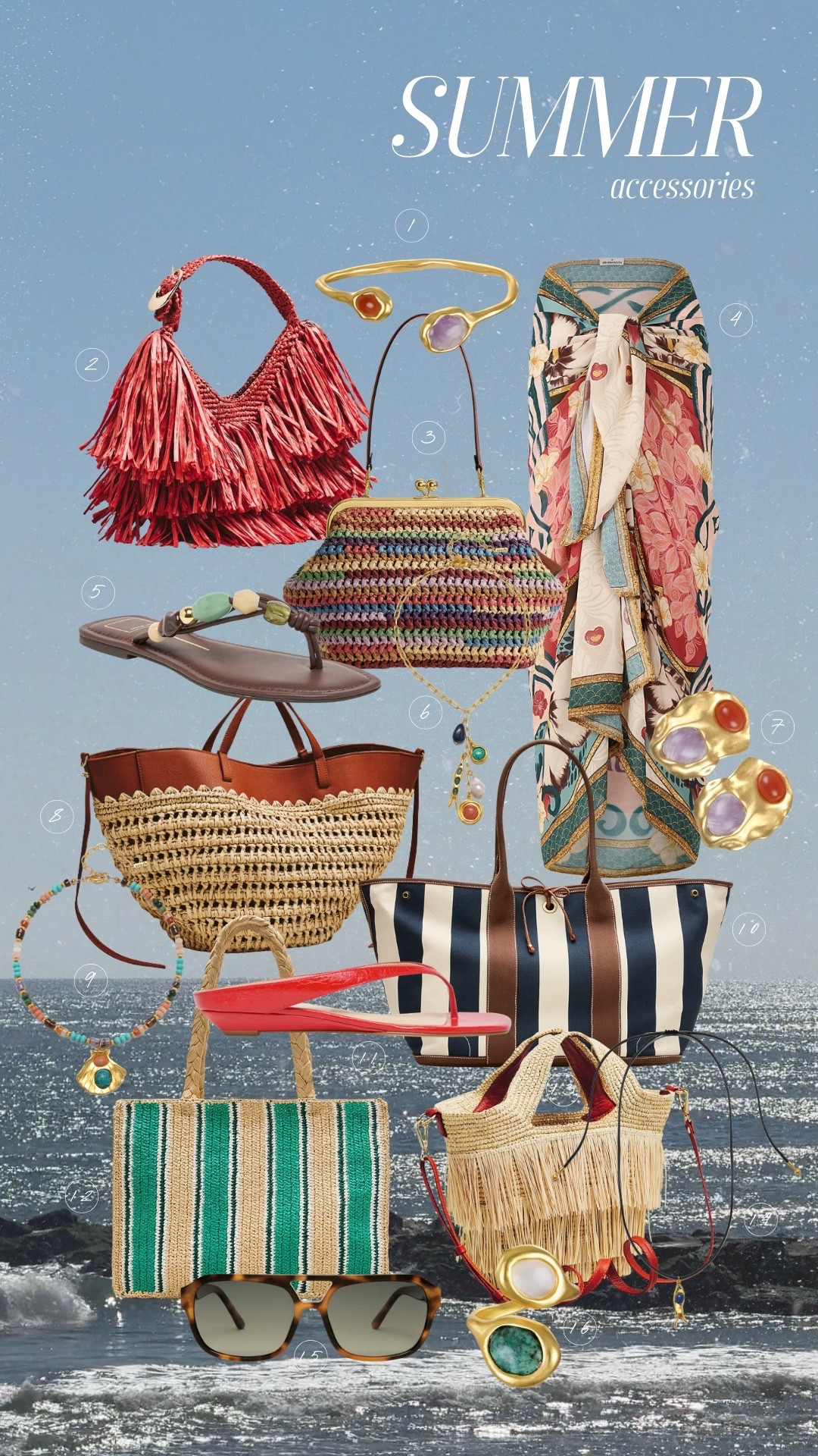 All my most loved summer accessories! Bags, sunglasses, sandals, and my sequin jewelry!

#LTKSeasonal