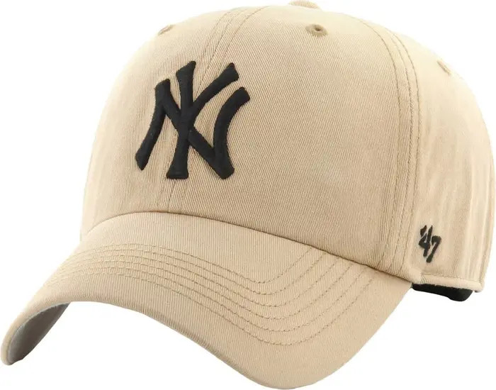 '47 Men's '47 Khaki New York Yankees Dusted Franchise Fitted Hat | Nordstrom | Nordstrom