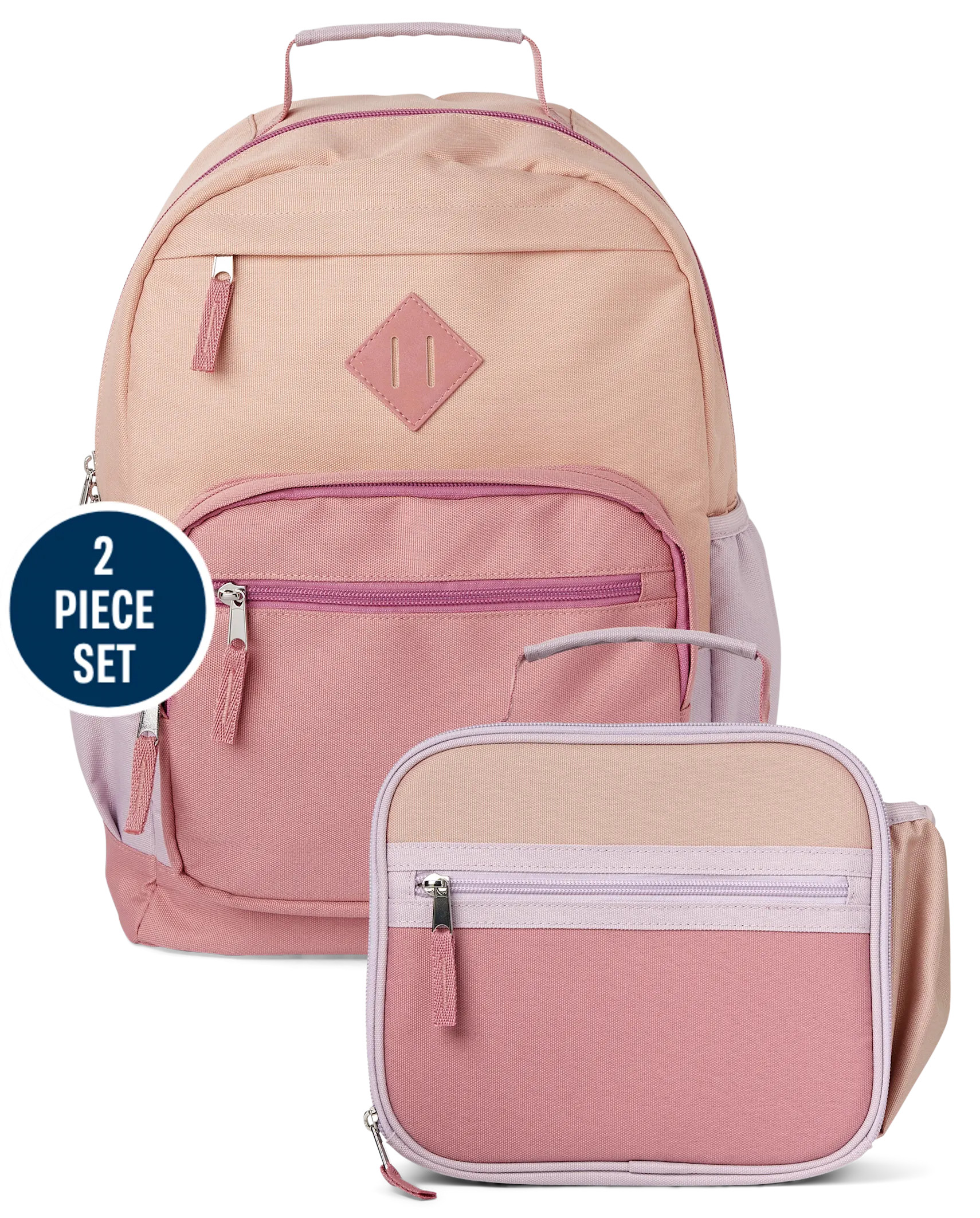 Girls Colorblock Backpack 2-Piece Set - multi clr | The Children's Place