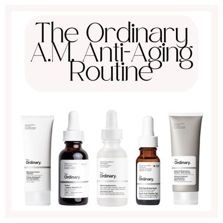 Sharing an Anti-Aging skincare routine using products only from The Ordinary! This routine is affordable and effective especially when you are consistent with these products! 

#LTKbeauty