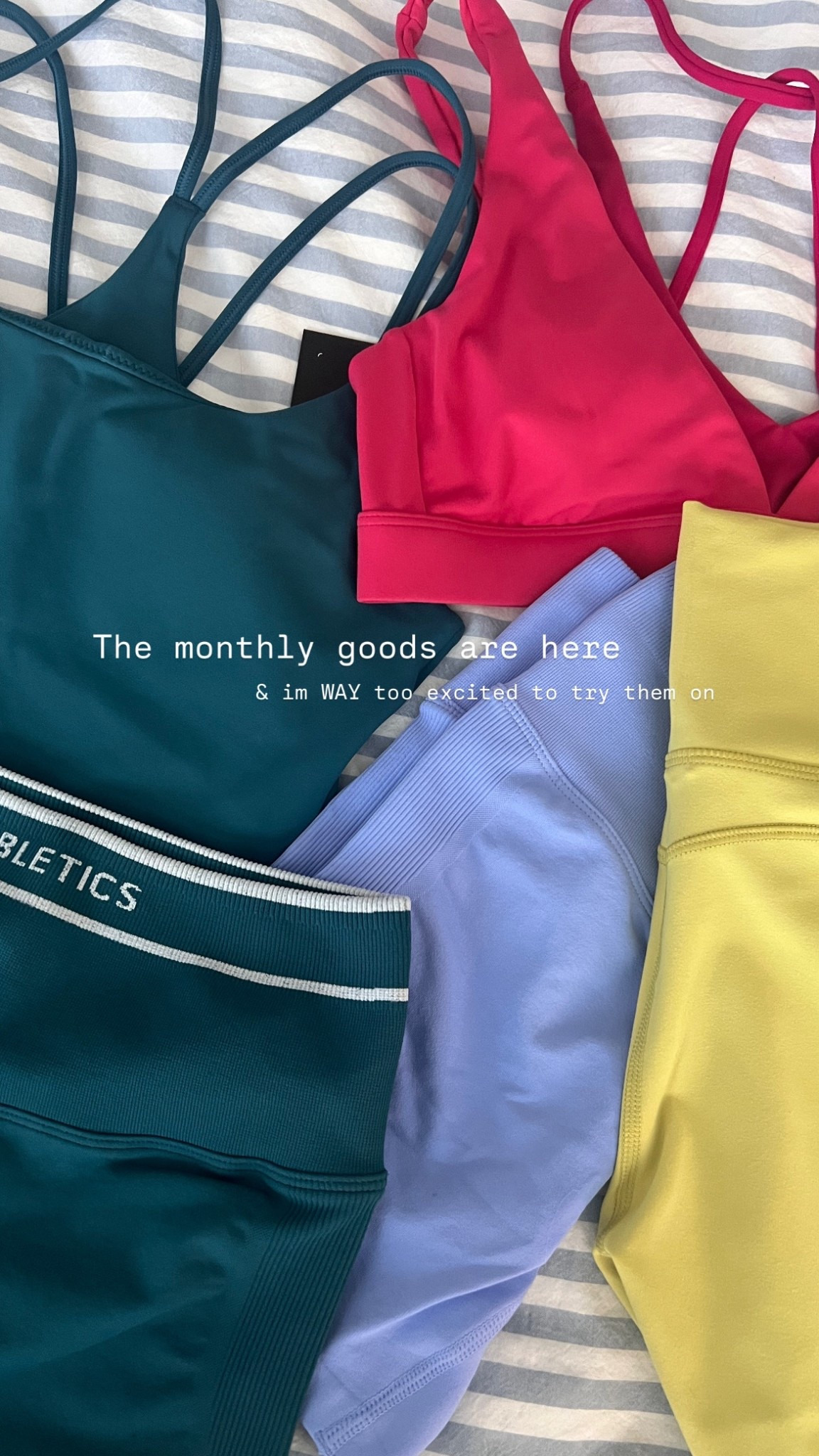 Fabletics Monthly Haul — What I Got This Month

The monthly Fabletics drop just arrived and I am way too excited about these colors. Teal set, hot pink sports bra, periwinkle leggings, and butter yellow shorts — everything is linked. If you have been sleeping on Fabletics this is your sign. The quality for the price is unmatched and new members get an insane deal on their first order. Grab everything linked below. 🩷

#Fabletics #FableticsHaul #ActivewearHaul #WorkoutOutfit #GymOutfit #RunningOutfit #ActivewearStyle #FitnessOutfit #AthleisureStyle #MomActivewear​​​​​​​​​​​​​​​​

#LTKootd #LTKActive #LTKfitnessgoals