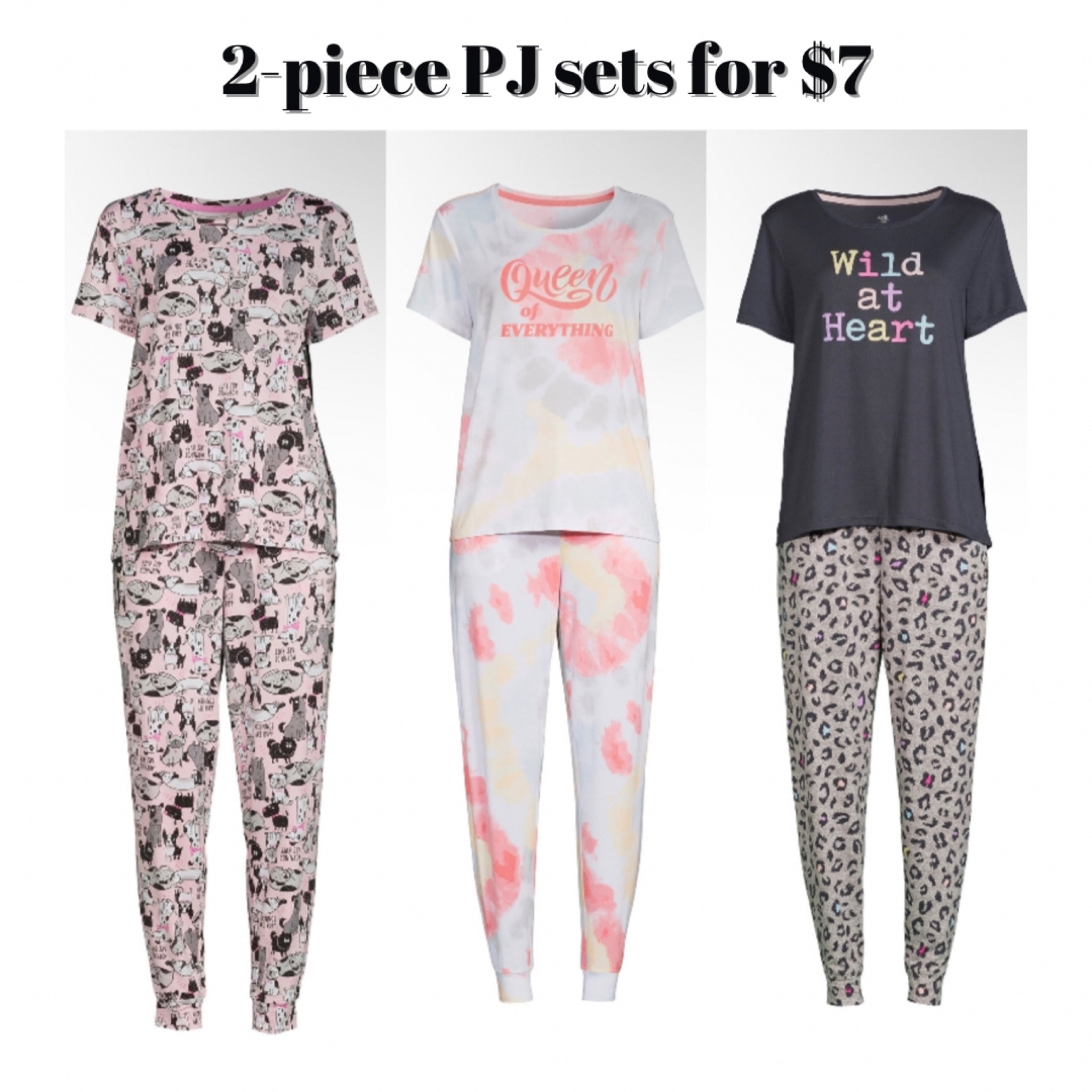 Secret Treasures 2 Piece PJ sets on clearance for $7. Limited styles/sizes available so act fast! 

#LTKsalealert #LTKunder50 #LTKunder100