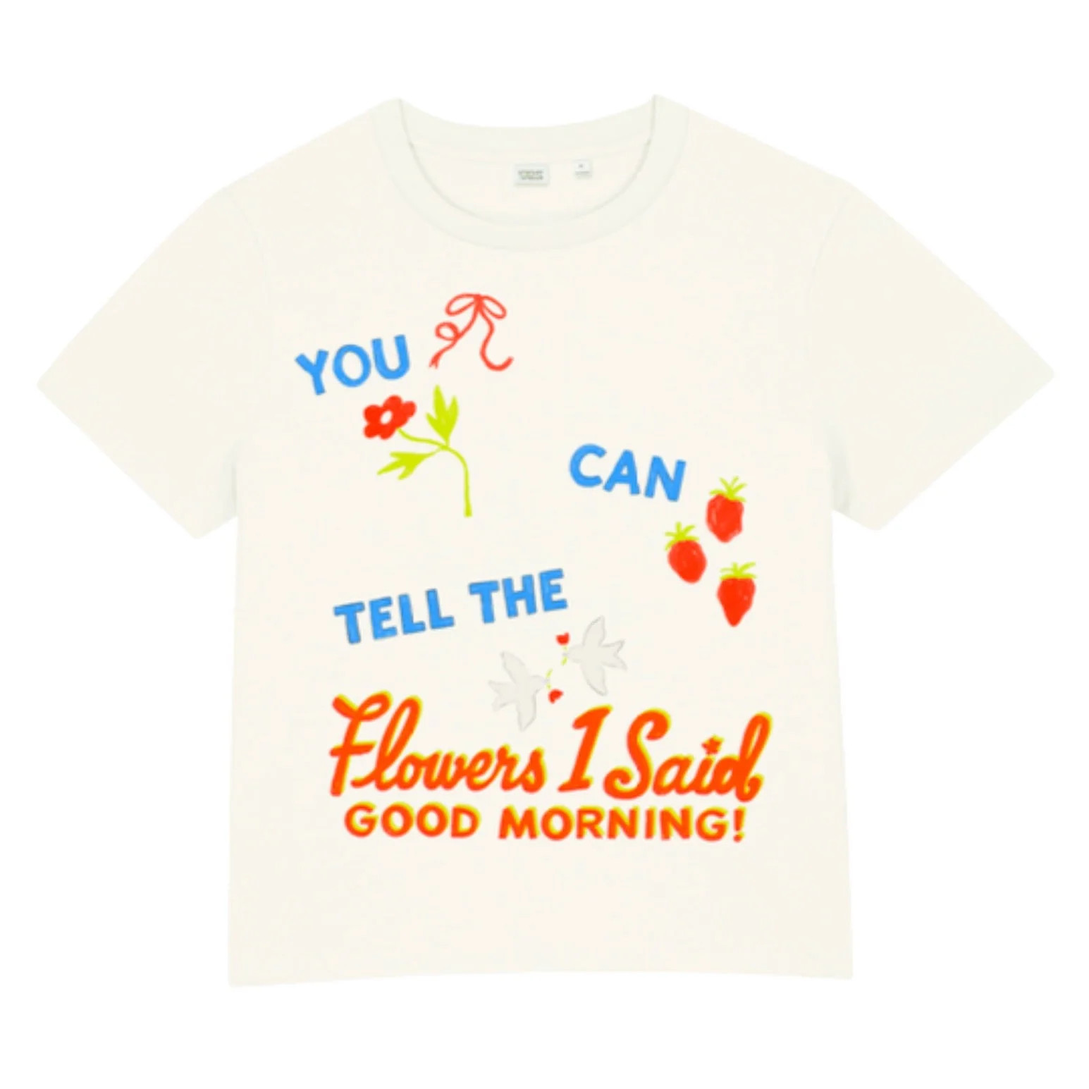 Tell The Flowers I Said Good Morning Women's Tee | Shop Kristin Jones