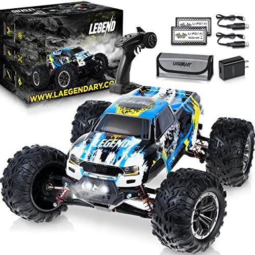 LAEGENDARY Fast RC Cars for Adults and Kids - 4x4, Off-Road Remote Control Car - Battery-Powered,... | Amazon (US)