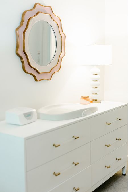 Our nursery mirror is on sale! Also available in white and in blue! 

#LTKbaby #LTKsalealert #LTKhome