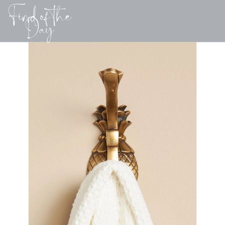 I love adding fun accessories to my client’s homes, and this pineapple hook is a great addition for bathrooms! Add a fun twist to your home with this pineapple hook.

#LTKhome #LTKSeasonal #LTKfamily