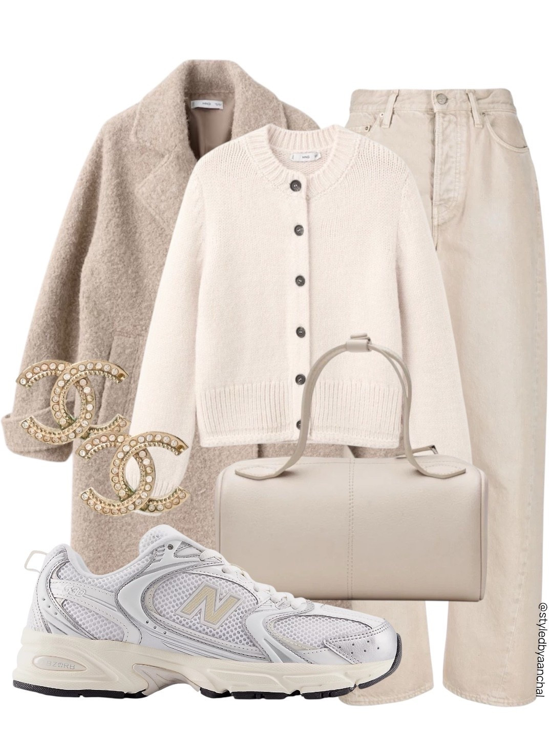 Neutral cream and beige outfit


New balance sneakers
Beige coat
Sporty chic outfit
Chanel cc earrings 
Casual chic outfitt


#LTKFindsUnder100 #LTKSeasonal #LTKootd