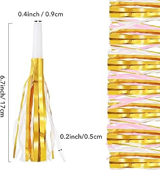 24 Pcs New Year Eve Noise Makers Gold Metallic Party Blowers Happy New Year Party Supplies 2026 F... | Amazon (US)