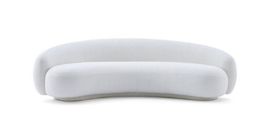Savelle Modern Curved Sofa | Manhattan Home Design