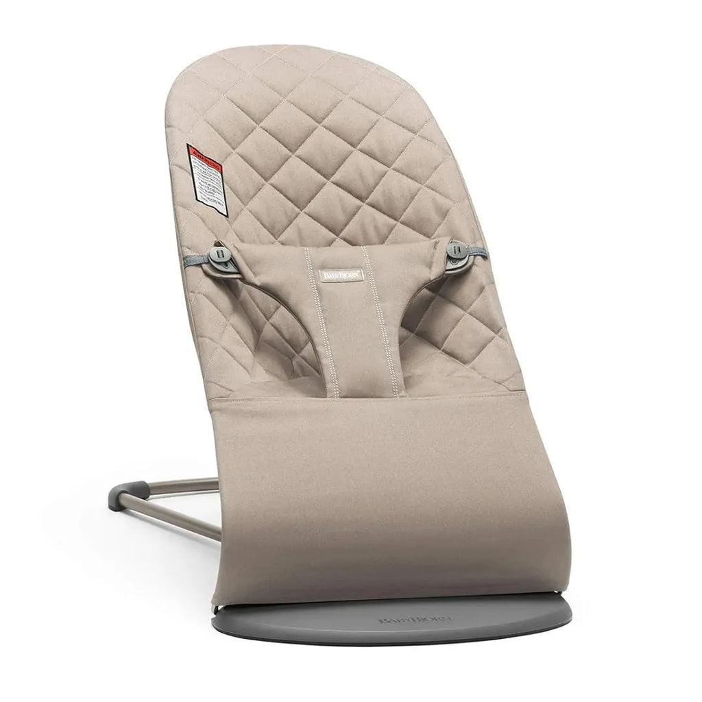 Open Box Baby Bjorn Bouncer Bliss, Woven, Classic quilt - Sand Grey | REBEL (formerly Rebelstork)