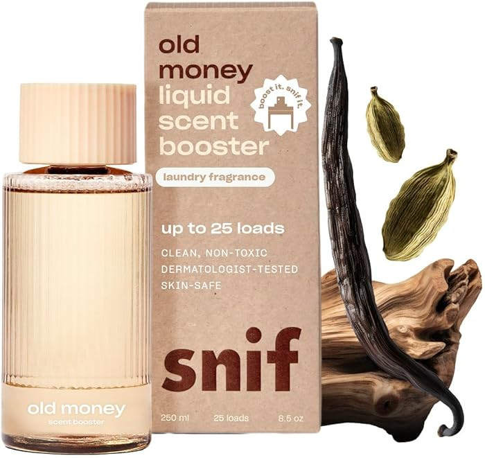 Snif Old Money Scent Booster, Rich and Cozy Scent, 25 Loads, Non-Irritating to Skin, Clean, Non-T... | Amazon (US)
