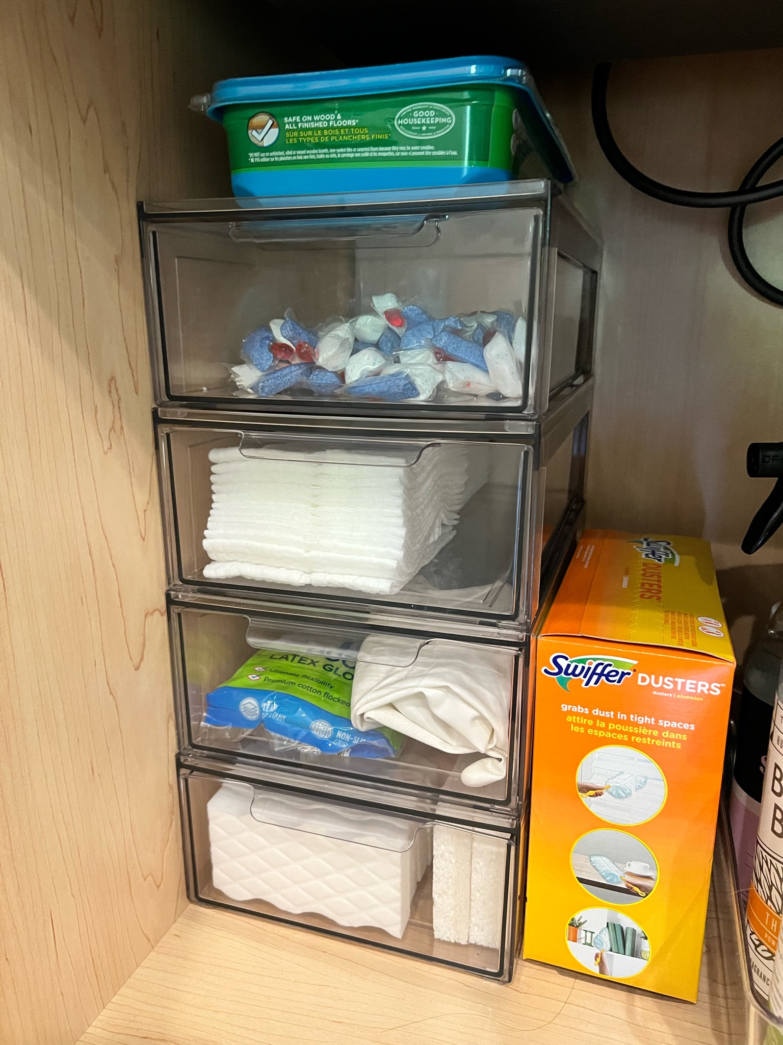 All my cleaning supplies and organization container for kitchen.

#LTKfamily #LTKhome