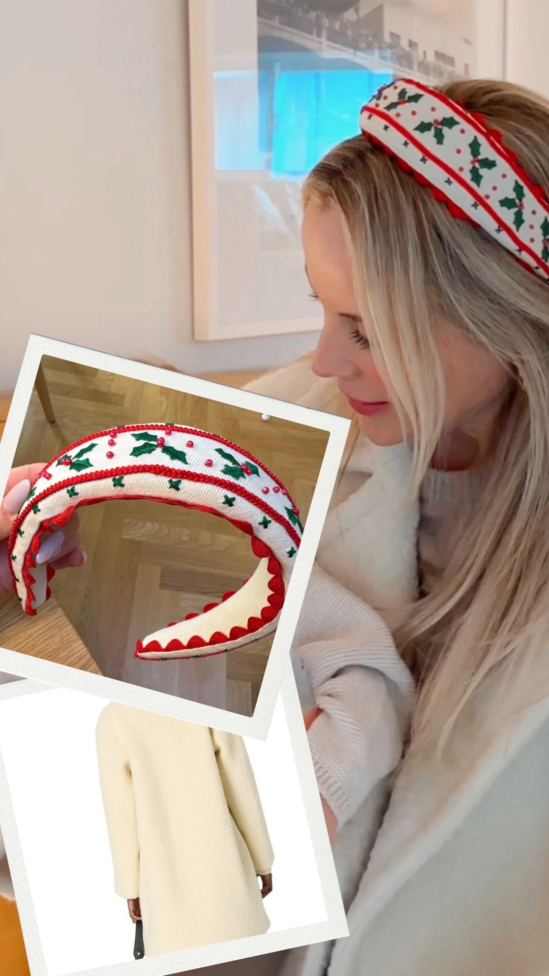 Holiday outfit and Christmas headband 🌲♥️ 

#LTKOver40 #LTKHoliday #LTKSeasonal