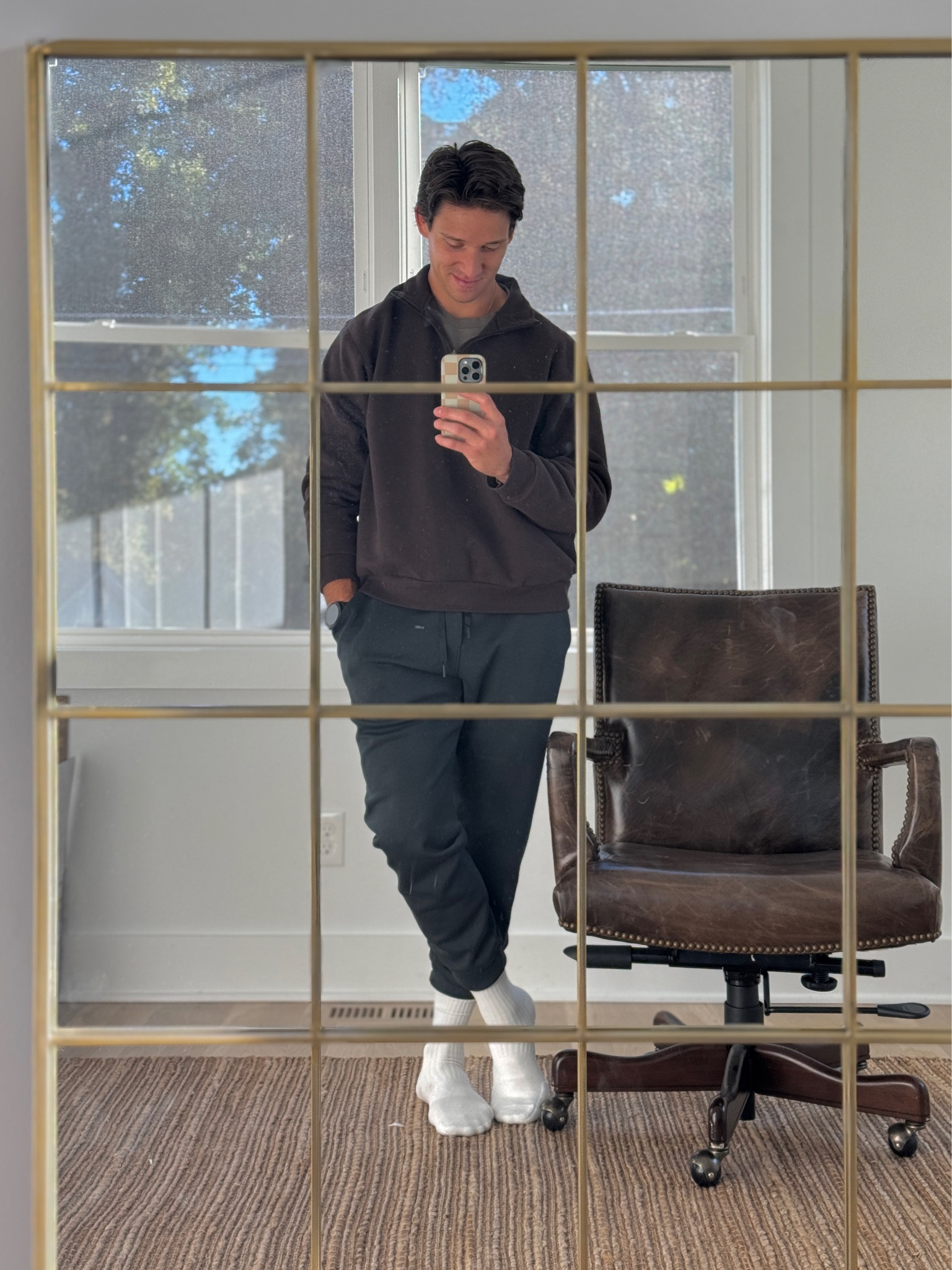 All about comfort at the office today - lululemon smooth spacer joggers, half zip fleece, and heavyweight cotton long sleeve. All of these would make for perfect gifts this season.

#LTKMens #LTKSeasonal #LTKGiftGuide