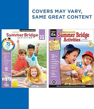 Summer Bridge Activities Preschool to Kindergarten Workbook, Activity Book Ages 4-6 With Math, Ph... | Amazon (US)