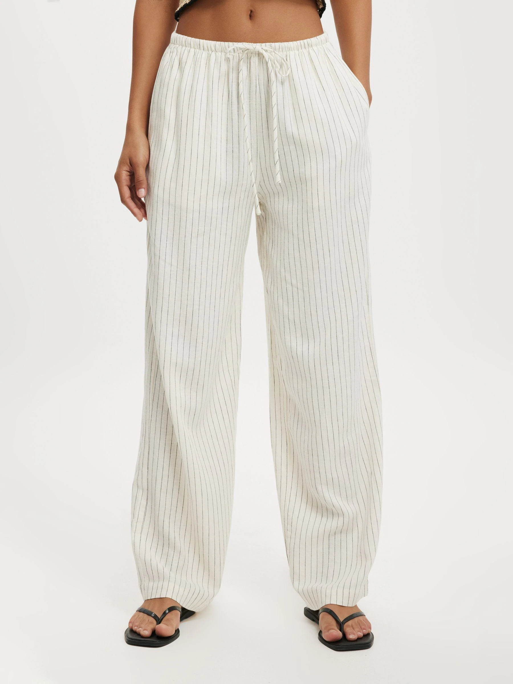 Cotton On Natural Haven Wide Leg Trousers 2 | Next US