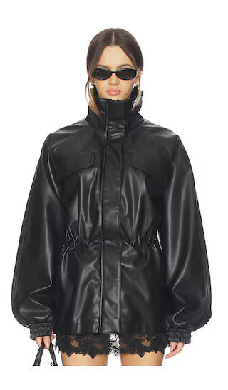 Corina Faux Leather Jacket | Revolve Clothing (Global)