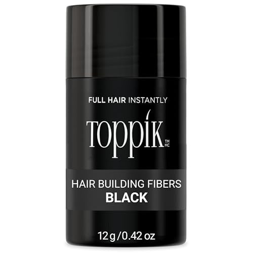 Toppik Hair Building Fibers, Black, 12g Fill In Fine or Thinning Hair, Instantly Thicker, Fuller Looking, 9 Shades for Men & Women, Keratin Protein Formula | Amazon (US)