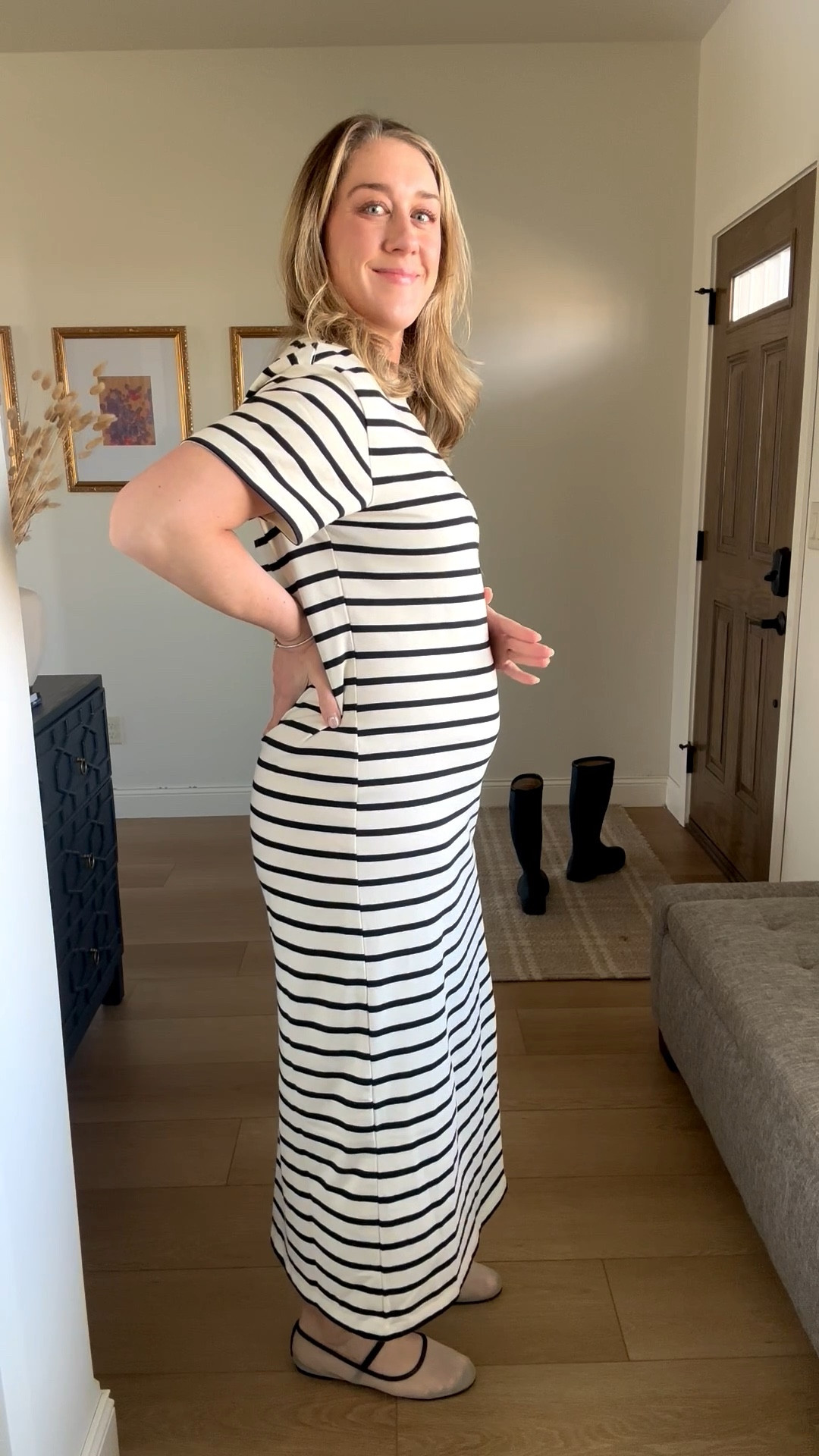 A bump friendly dress that is on sale! It’s 40% off AND 100% cotton.

#LTKSaleAlert #LTKMidsize #LTKootd