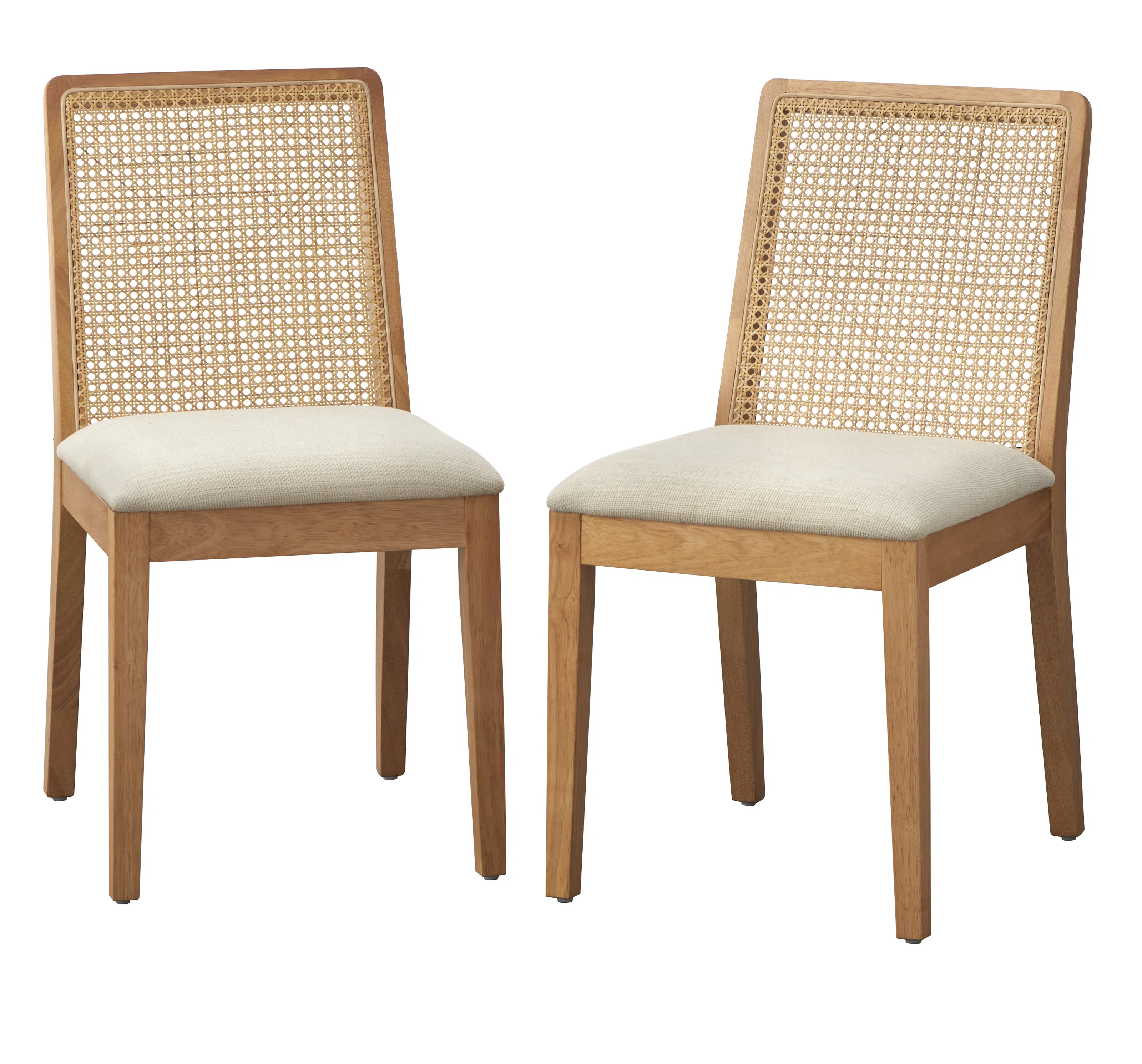 Azavion Cane Dining Chair (Set of 2) (Set of 2) | Wayfair North America