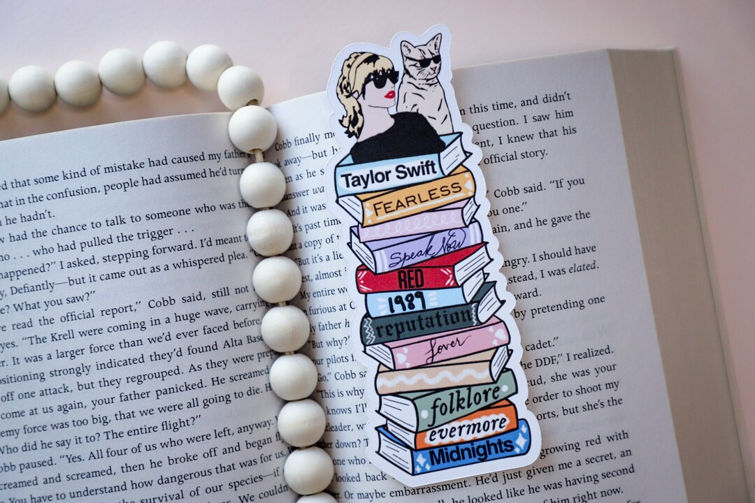 Taylor Swift Bookmark Taylor Swift Albums Book Stack - Etsy | Etsy (US)