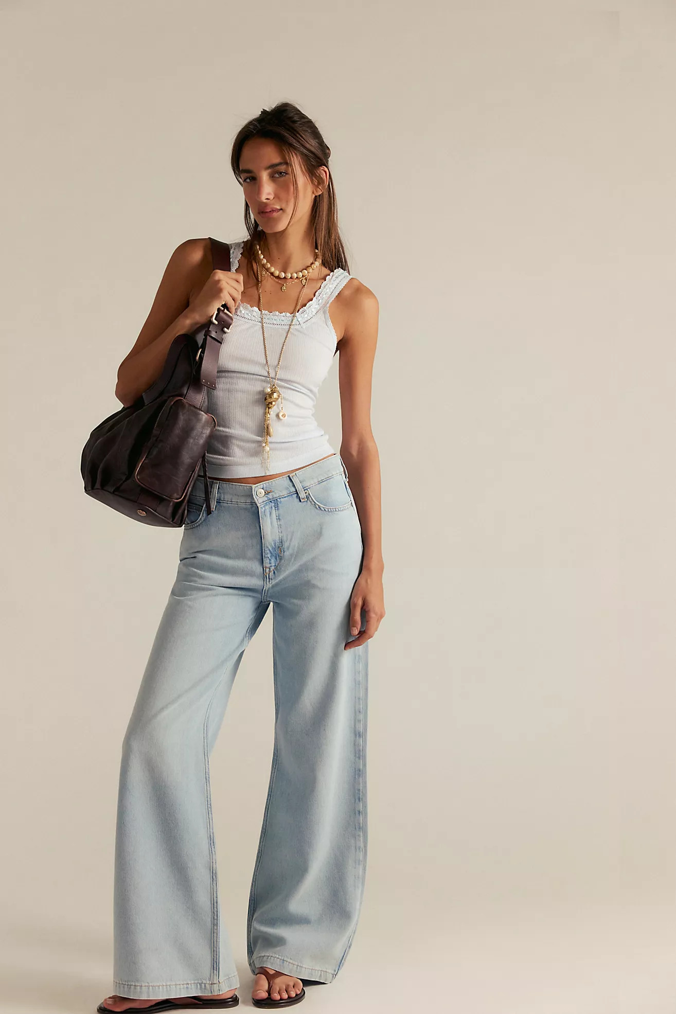 We The Free Stride Straight 'n Wide Jeans | Free People (Global - UK&FR Excluded)