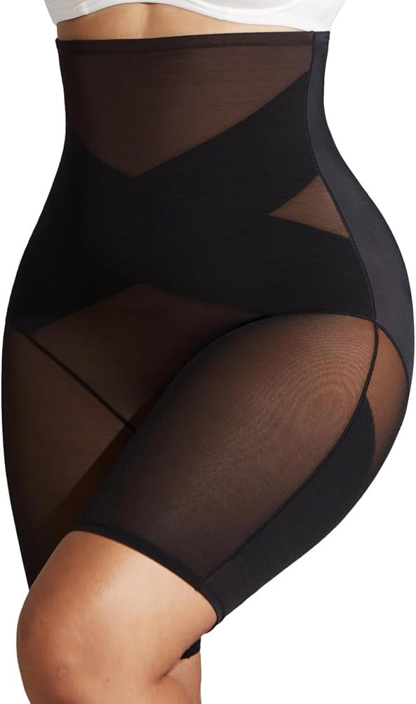 MOVWIN Tummy Control Shapewear for Women Plus Size High Waisted Butt Lifting Panties Thigh Slimme... | Amazon (US)