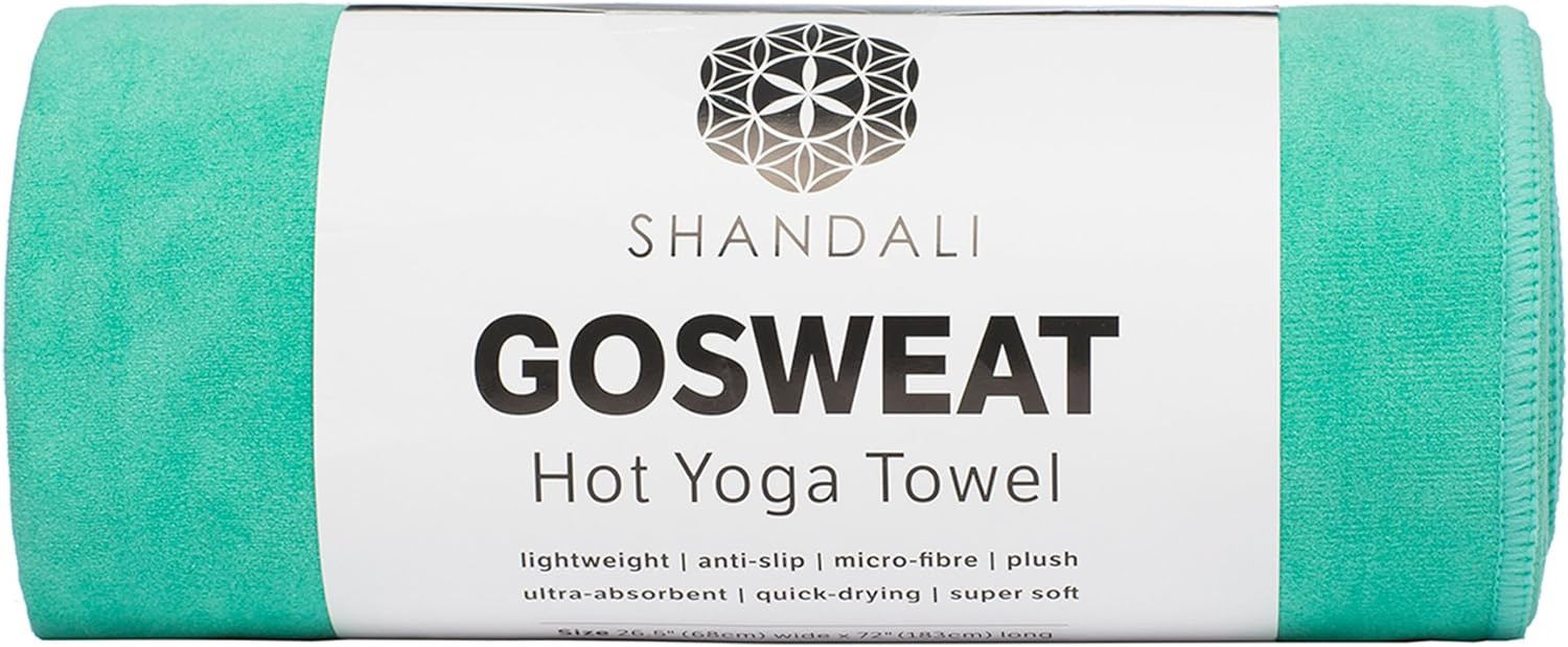 Shandali GoSweat Non-Slip Hot Yoga Towel with Super-Absorbent Soft Suede Microfiber in Many Color... | Amazon (US)