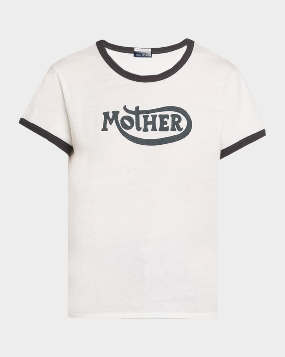 MOTHER The Lil' Goodie Goodie Ringer Tee | Neiman Marcus
