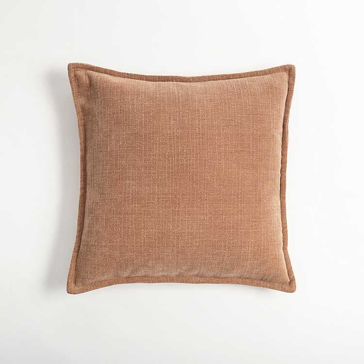 Mauve Chenille Throw Pillow | Kirkland's Home