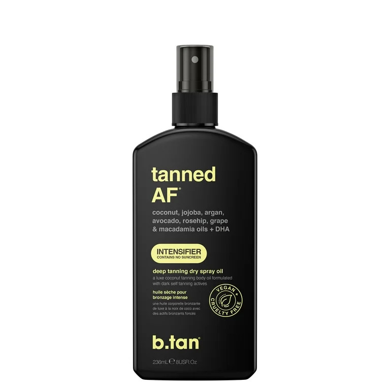 b.tan tanned AF - intensifier tanning oil, 8 fl 0z | Walmart (US)