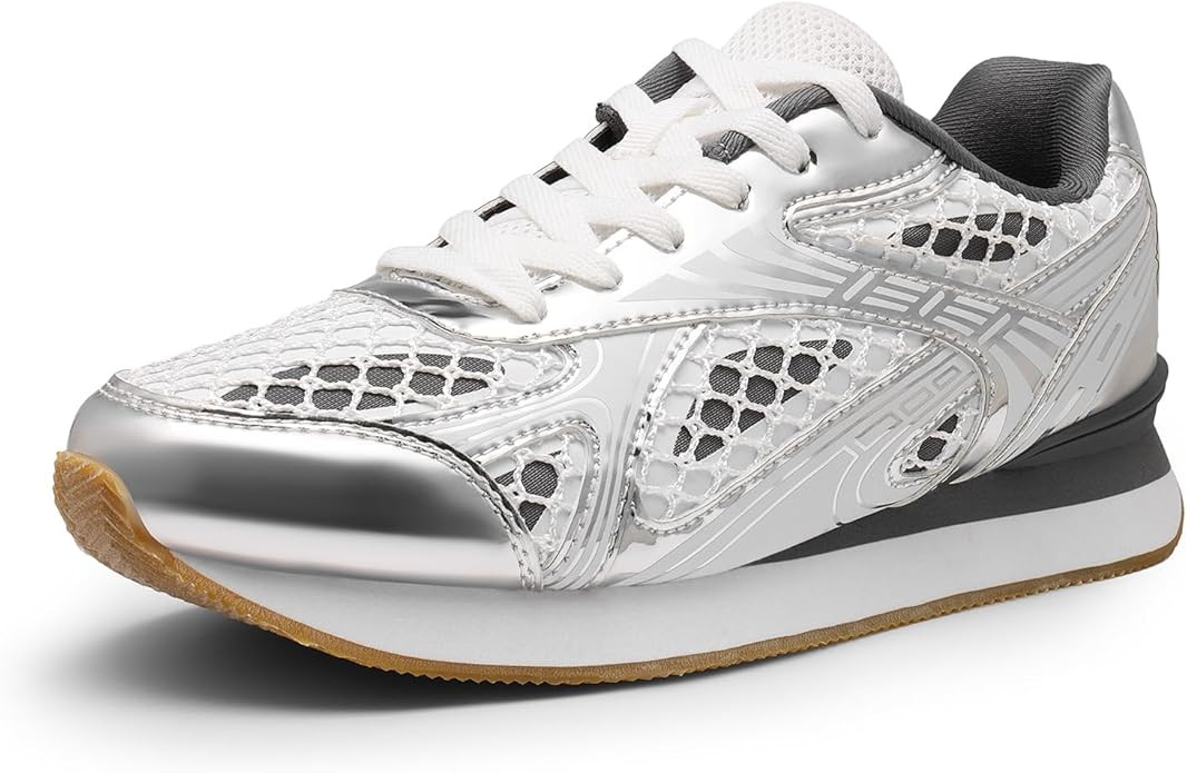 DREAM PAIRS Women Chunky Platform Retro Fashion Sneakers Comfortable Breathable Walking Shoes Cas... | Amazon (US)