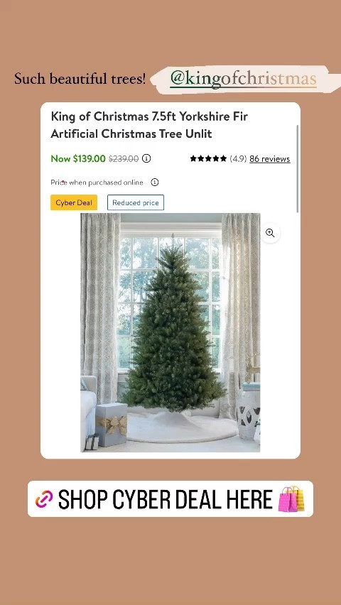 Such beautiful trees on great sale!

#LTKCyberweek #LTKHoliday #LTKSeasonal