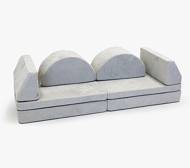 Foamnasium Blocksy + Play Couch, Performance Faux Suede | Pottery Barn Kids | Pottery Barn Kids