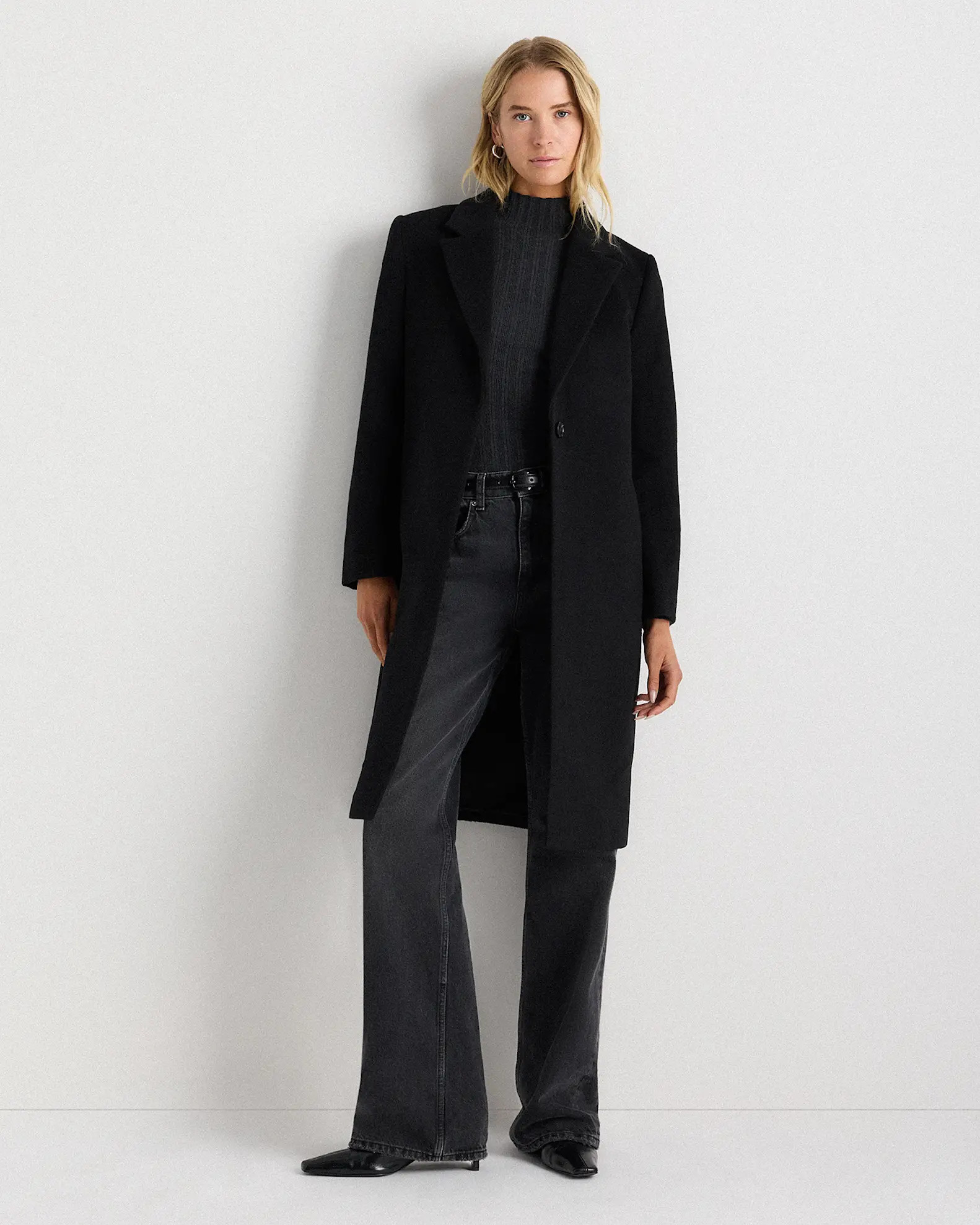 Wool Cashmere Classic Single-Breasted Coat | Quince