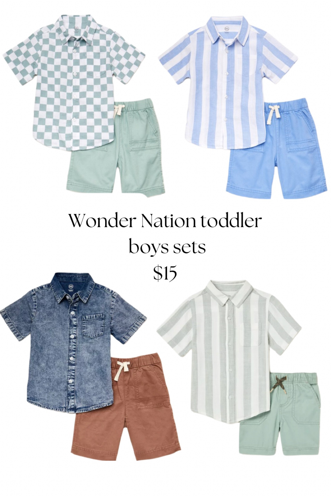 Wonder nations toddler boy sets only $15

#LTKkids #LTKbaby #LTKfit