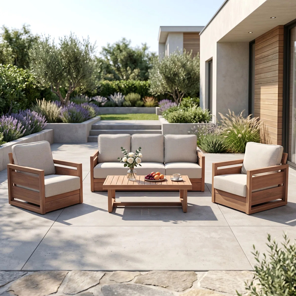 5-person Outdoor Seating Group Set With Coffee Table | Wayfair North America