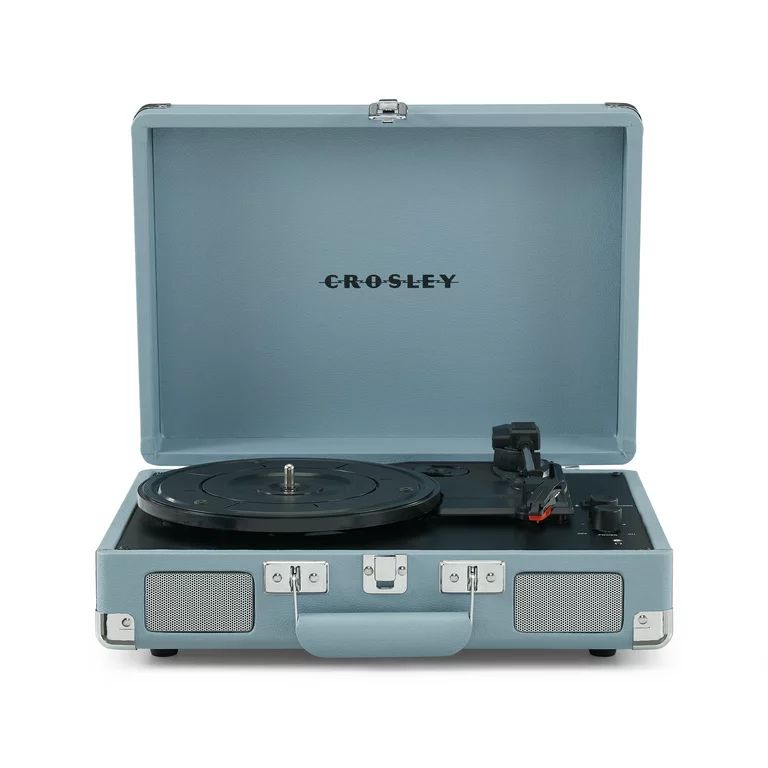 Crosley Electronics Cruiser Plus Turntable in Tourmaline- Bluetooth Out | Walmart (US)