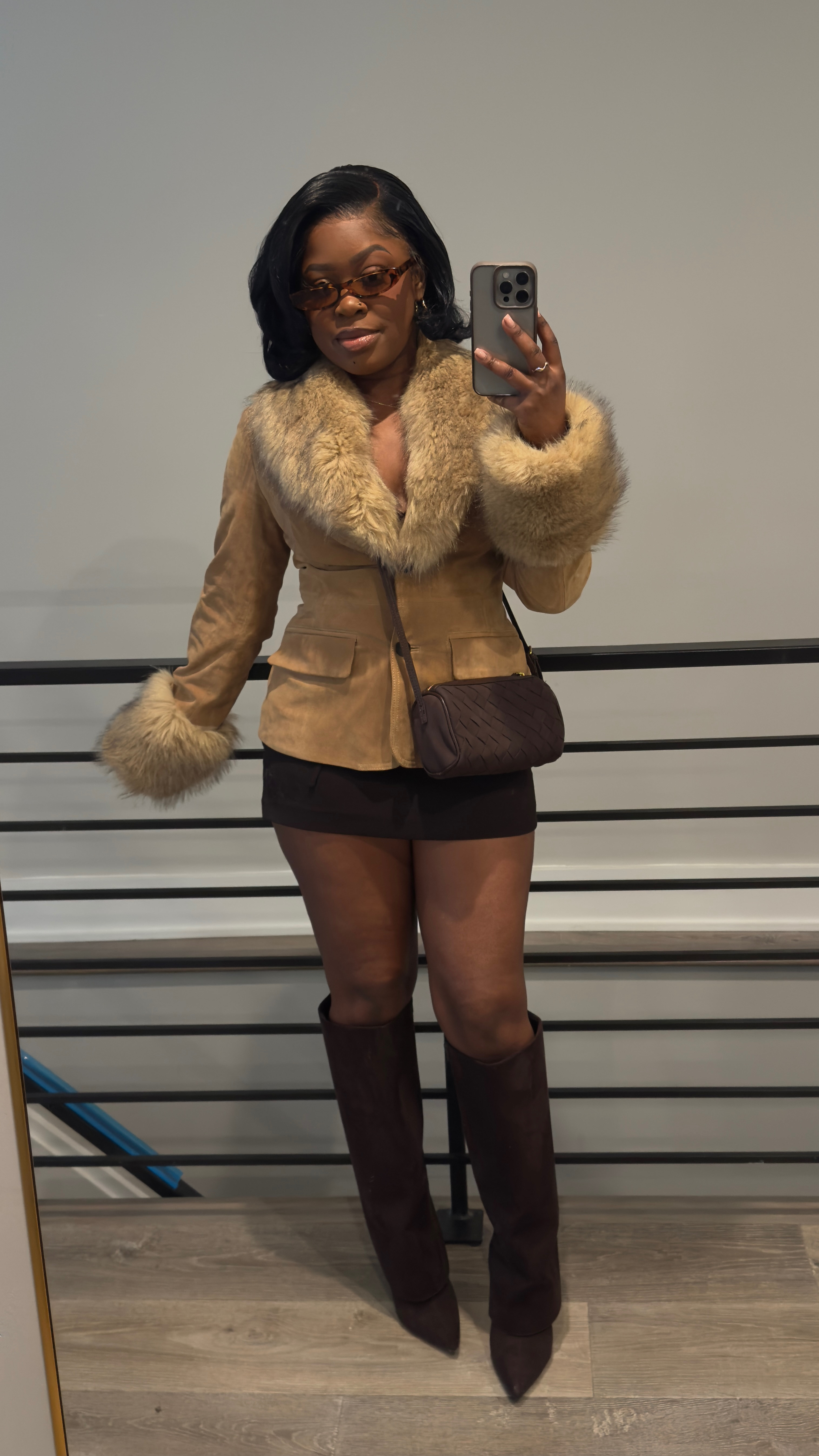 Fur jacket and knee boots combo >>>😍🤎

#LTKStyleTip #LTKSeasonal #LTKPetite