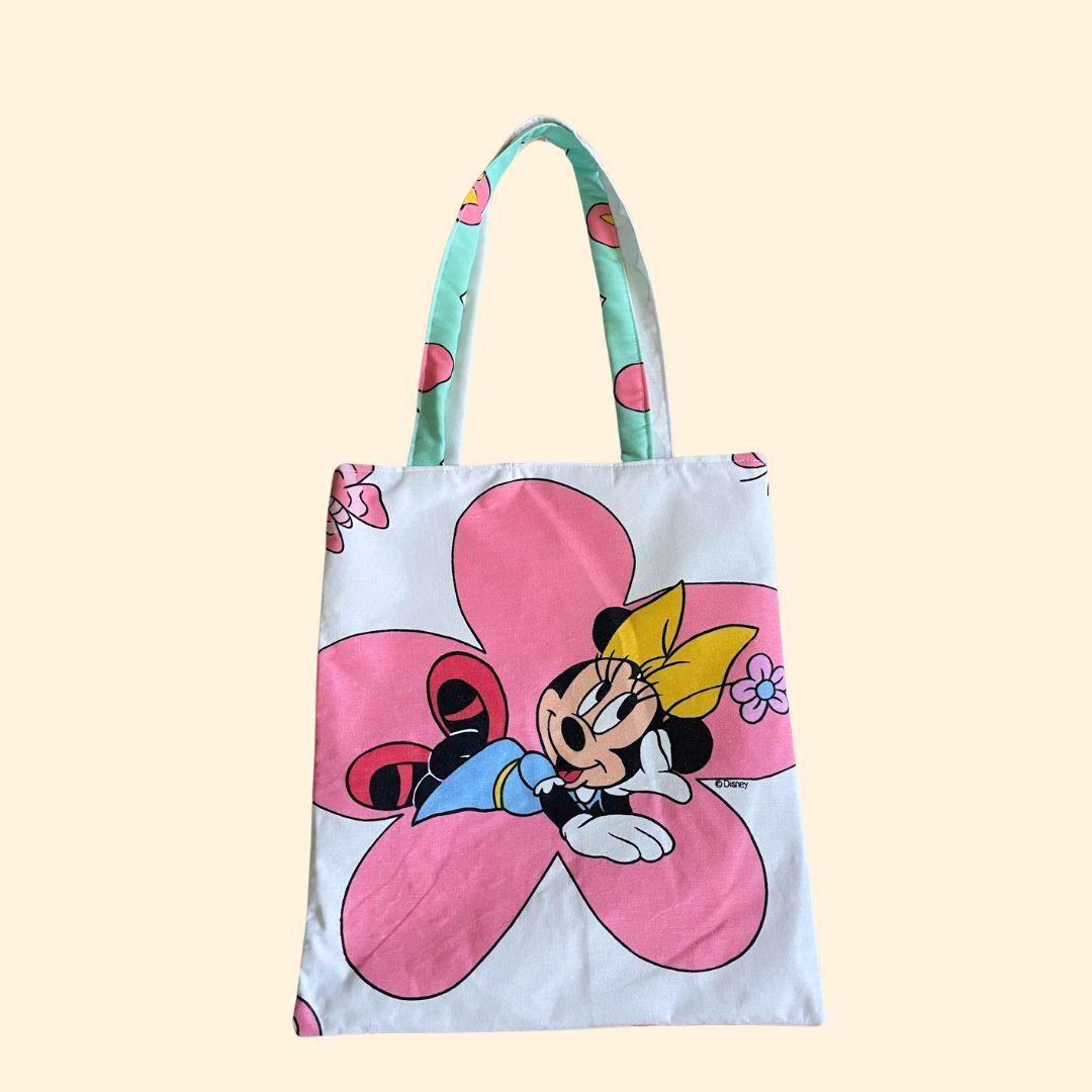 Vintage Pillowcase Tote Bag // Ready to Ship // Minnie Mouse // Y2k // Floral Minnie - Etsy | Etsy (US)