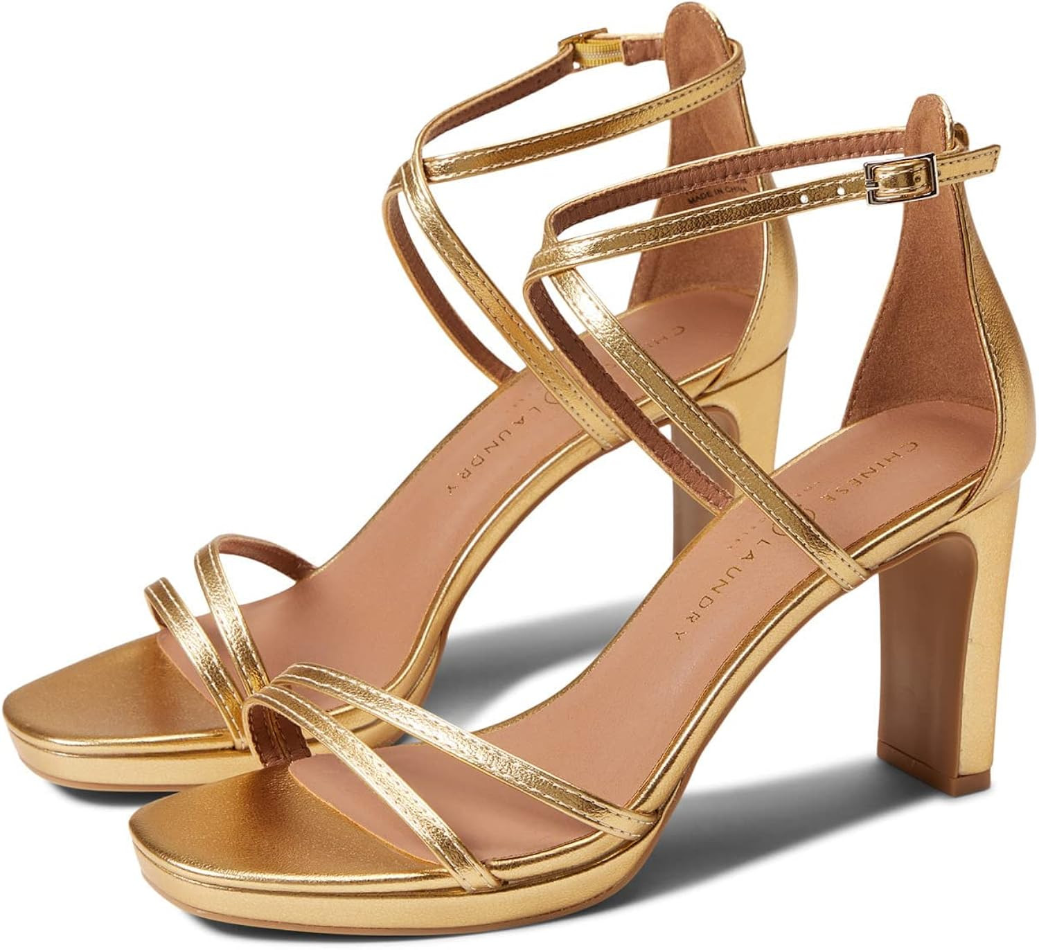 Chinese Laundry Women's Taryn New Metallic Heeled Sandal | Amazon (US)