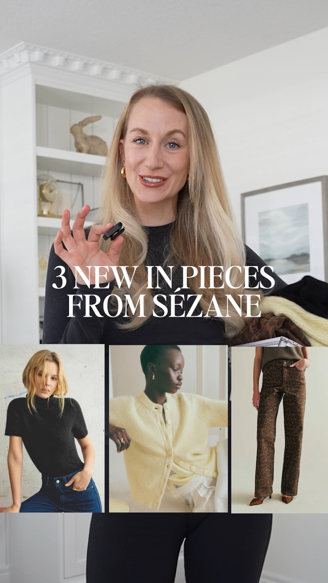 A little Sézane mini haul that perfectly sums up how I want to get dressed this year 🤍

I always turn to Sézane for forever pieces — the kind of wardrobe staples that feel timeless, well-made, and full of personality.

For this edit, I was very intentional:
• One true staple I know I’ll reach for on repeat
• One piece that brings instant joy
• One item that nudges me just outside my comfort zone — because fashion should still feel fun

What I picked up:
– Mila Jumper in black, size XS — the perfect elevated knit tee that works year-round and layers beautifully
– Wide Leg Trousers in leopard print, size 4 — my “have more fun with fashion” piece that instantly makes an outfit feel styled
– Othello Cardigan in pastel yellow, size XS — soft, cheerful, and such an easy way to add colour without overthinking it
If you’re building a wardrobe slowly and thoughtfully, Sézane is one of my go-to brands for quality knitwear, chic everyday basics, and those special pieces that make getting dressed feel exciting again.



#LTKcanada #LTKstyletip #LTKwinter