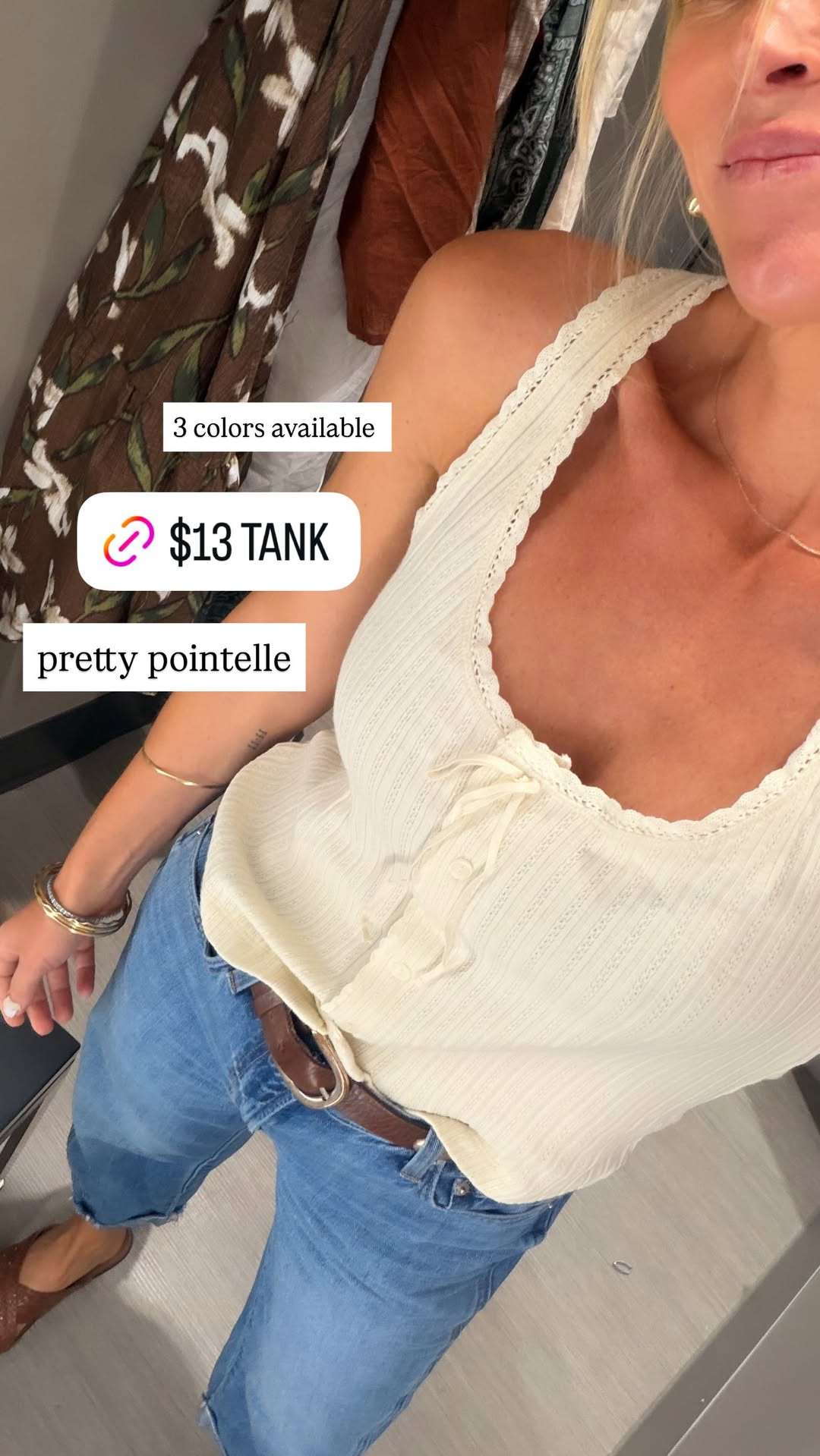 A cute elevated basic always gets me, and this pointelle tank is so good.💓 It’s $13, comes in 3 colors, and has the sweetest details that make it feel a little more special than your average tank.

Target fashion
Target finds
Pointelle tank
everyday basics 

 #LTKgrwm #LTKootd #LTKSeasonal